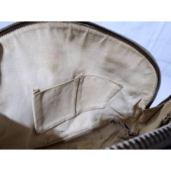 Authentic GUCCI GG Supreme Monogram Margaux Calfskin Small Nice Top Handle Dome - Picture 15 of 16